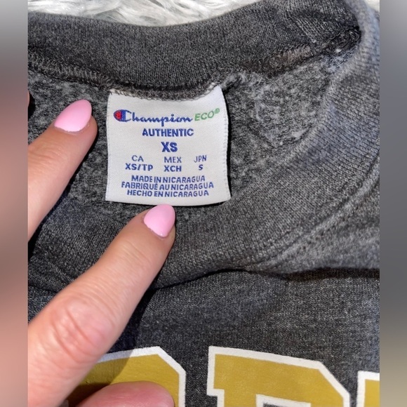 Champion || Purdue University Crewneck Sweatshirt VGUC Size XS - Picture 4 of 10